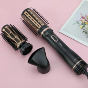 Электрическая фен-щетка стайлер для укладки волос 1000 Вт 3 режима VGR V-496 3 насадки. Изображение №5 Электрическая фен-щетка стайлер для укладки волос 1000 Вт 3 режима VGR V-496 3 насадки. Изображение №5