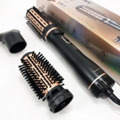 Электрическая фен-щетка стайлер для укладки волос 1000 Вт 3 режима VGR V-496 3 насадки. Изображение №12 Электрическая фен-щетка стайлер для укладки волос 1000 Вт 3 режима VGR V-496 3 насадки. Изображение №12