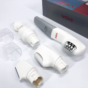 Епілятор VGR 5 в 1 V-752, 5 насадок. Колір: червоний. Зображення №2