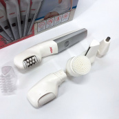 Епілятор VGR 5 в 1 V-752, 5 насадок. Колір: червоний. Зображення №12