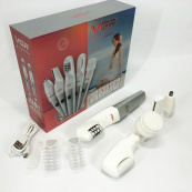 Епілятор VGR 5 в 1 V-752, 5 насадок. Колір: червоний. Зображення №14