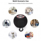 Бездротова потужна колонка TG337 з Bluetooth, RGB-підсвічуванням та радіо. Колір: чорний. Зображення №4