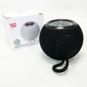 Бездротова потужна колонка TG337 з Bluetooth, RGB-підсвічуванням та радіо. Колір: чорний. Зображення №7