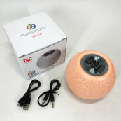 Бездротова потужна колонка TG337 з Bluetooth, RGB-підсвічуванням та радіо. Колір: рожевий. Зображення №9