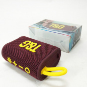 Bluetooth-колонка TG396. Колір: бордовий. Зображення №4