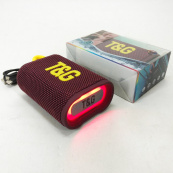 Bluetooth-колонка TG396. Колір: бордовий. Зображення №5