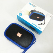 Bluetooth-колонка TG632 c радио, фонарем, солнечной батареей и громкоговорителем. Цвет: синий. Изображение №5