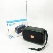 Bluetooth-колонка TG632 c радио, фонарем, солнечной батареей и громкоговорителем. Цвет: зеленый. Изображение №2 Bluetooth-колонка TG632 c радио, фонарем, солнечной батареей и громкоговорителем. Цвет: зеленый. Изображение №2