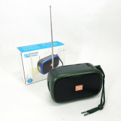Bluetooth-колонка TG632 c радио, фонарем, солнечной батареей и громкоговорителем. Цвет: зеленый. Изображение №5 Bluetooth-колонка TG632 c радио, фонарем, солнечной батареей и громкоговорителем. Цвет: зеленый. Изображение №5