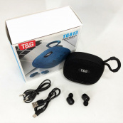 Колонка-Bluetooth із навушниками TG813. Колір: чорний. Зображення №11