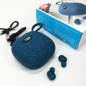 Колонка-Bluetooth із навушниками TG813. Колір: синій. Зображення №2