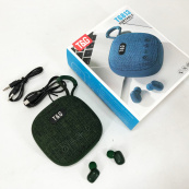 Колонка-Bluetooth із навушниками TG813. Колір: зелений. Зображення №10
