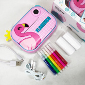 Детский фотоаппарат мгновенной печати YT008 PINK FLAMINGO с поддержкой microSD. Изображение №7 Детский фотоаппарат мгновенной печати YT008 PINK FLAMINGO с поддержкой microSD. Изображение №7