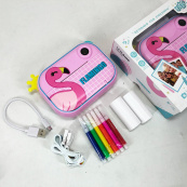 Детский фотоаппарат мгновенной печати YT008 PINK FLAMINGO с поддержкой microSD. Изображение №9 Детский фотоаппарат мгновенной печати YT008 PINK FLAMINGO с поддержкой microSD. Изображение №9