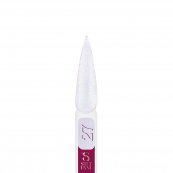 База для гель-лаку камуфлююча Steffani Cover Base 9 мл, 27 Молочна з золотистим рожевим шимером. Изображение №2