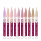 База камуфлююча для гель-лаку Steffani Cover Base 9 мл, 61 Лавандова зі сріблястим шимером. Зображення №3