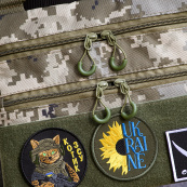 Нагрудная мужская сумка тактическая тканевая, Тактический рюкзак ВСУ, Сумка через плечо военная. Изображение №44