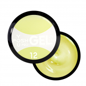 Гель для нарощування нігтів однофазний YouPosh ТМ UV Gel/LED 15мл № 12 Яскраво-жовтий. Зображення №2