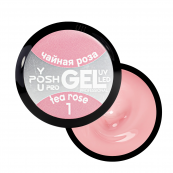 Гель для нарощування однофазний YouPosh ТМ UV Gel/LED 15мл № 01 Темний димчасто-рожевий. Зображення №2