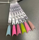 Гель для нарощування однофазний YouPosh ТМ UV Gel/LED 15мл № 01 Темний димчасто-рожевий. Зображення №7