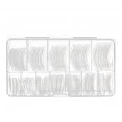 Тіпси прозорі для нарощування нігтів 12 розмірів 120 штук. Зображення №2