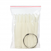 Тіпси віяло на кільці 50 шт, Молочні стілет. Зображення №3