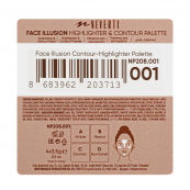 Палітра котурингів і хайлайтерів Neverti Illusion Mix 4 відтінки (NP208). Зображення №4 Палітра котурингів і хайлайтерів Neverti Illusion Mix 4 відтінки (NP208). Зображення №4