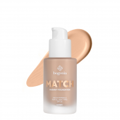 Тональний крем для обличчя Bogenia Match Radiant Foundation (BG609), 001 Ivory Айворі. Изображение №2 Тональний крем для обличчя Bogenia Match Radiant Foundation (BG609), 001 Ivory Айворі. Изображение №2
