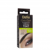 Крем-фарба для брів без аміаку з олією аргани Delia cosmetics Color Cream , тон 3.0 Темно-коричнева. Зображення №3