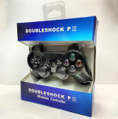 Бездротовий ігровий геймпад Doubleshock PS3/PC акумуляторний джойстик з функцією вібрації. Колір: чорний. Зображення №2 Бездротовий ігровий геймпад Doubleshock PS3/PC акумуляторний джойстик з функцією вібрації. Колір: чорний. Зображення №2