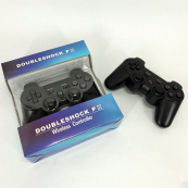 Бездротовий ігровий геймпад Doubleshock PS3/PC акумуляторний джойстик з функцією вібрації. Колір: чорний. Зображення №6 Бездротовий ігровий геймпад Doubleshock PS3/PC акумуляторний джойстик з функцією вібрації. Колір: чорний. Зображення №6