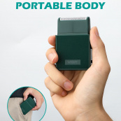 Электробритва VGR V-376 GREEN шейвер, Профессиональный шейвер-электробритва, Портативная бритва. Изображение №4