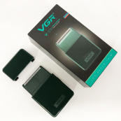 Электробритва VGR V-376 GREEN шейвер, Профессиональный шейвер-электробритва, Портативная бритва. Изображение №11
