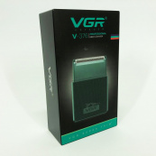 Электробритва VGR V-376 GREEN шейвер, Профессиональный шейвер-электробритва, Портативная бритва. Изображение №17
