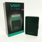 Электробритва VGR V-376 GREEN шейвер, Профессиональный шейвер-электробритва, Портативная бритва. Изображение №18