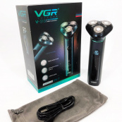 Електробритва портативна бритва VGR V-310 шейвер для гоління бороди та вусів з акумулятором. Зображення №10 Електробритва портативна бритва VGR V-310 шейвер для гоління бороди та вусів з акумулятором. Зображення №10