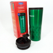 Термокухоль з нержавіючої сталі Magio MG-1045G, Термос з нержавіючої сталі металевий, Термос для кави, чаю. Зображення №4