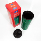 Термокухоль з нержавіючої сталі Magio MG-1045G, Термос з нержавіючої сталі металевий, Термос для кави, чаю. Зображення №5