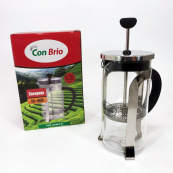 Заварник 350 мл скло + нержавіюча сталь Con Brio CB-5535, Чайник для заварювання трав гарний. Зображення №7