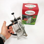 Френч-прес Заварник для чаю та кави Con Brio CB-5560 600 мл, Чайник самовар скляний для заварки. Зображення №3