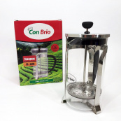 Френч-прес Заварник для чаю та кави Con Brio CB-5560 600 мл, Чайник самовар скляний для заварки. Зображення №9