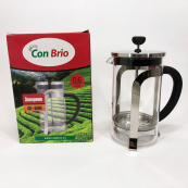 Френч-прес Заварник для чаю та кави Con Brio CB-5560 600 мл, Чайник самовар скляний для заварки. Зображення №10