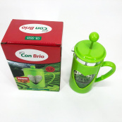 Френч-прес Con Brio CB-5635 350 мл, Незвичайний заварник для чаю, Заварювальний чайник, Френч-прес з ручкою. Зображення №7