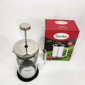 Френч-прес Con Brio СВ-5960 600 мл, Стильний заварний чайник, Стильний скляний заварювальний чайник. Зображення №5