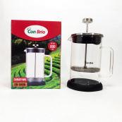 Френч-прес Con Brio CB-5980 800 мл, Чайник для заварювання трав, Заварник прозорий. Зображення №8