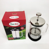Френч-прес Con Brio CB-5980 800 мл, Чайник для заварювання трав, Заварник прозорий. Зображення №9