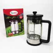 Френч-прес Заварник для чаю та кави Con Brio CB-6560 600 мл, Чайник заварювальний скляний якісний. Зображення №9