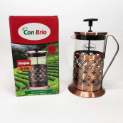 Френч-прес Заварник для чаю Con Brio CB-5160 600мл, Чайник самовар скляний, Чайники для заварювання. Зображення №3 Френч-прес Заварник для чаю Con Brio CB-5160 600мл, Чайник самовар скляний, Чайники для заварювання. Зображення №3