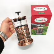 Френч-прес Заварник для чаю Con Brio CB-5160 600мл, Чайник самовар скляний, Чайники для заварювання. Зображення №5 Френч-прес Заварник для чаю Con Brio CB-5160 600мл, Чайник самовар скляний, Чайники для заварювання. Зображення №5