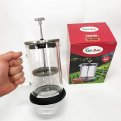 Френч-пресс с двойными стенками Con Brio CB-6460 600 мл, Френч-пресс для крепкого кофе китайский заварник. Изображение №2